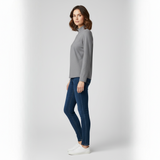 Women's Textured Quarter-Zip Mock Neck Pullover